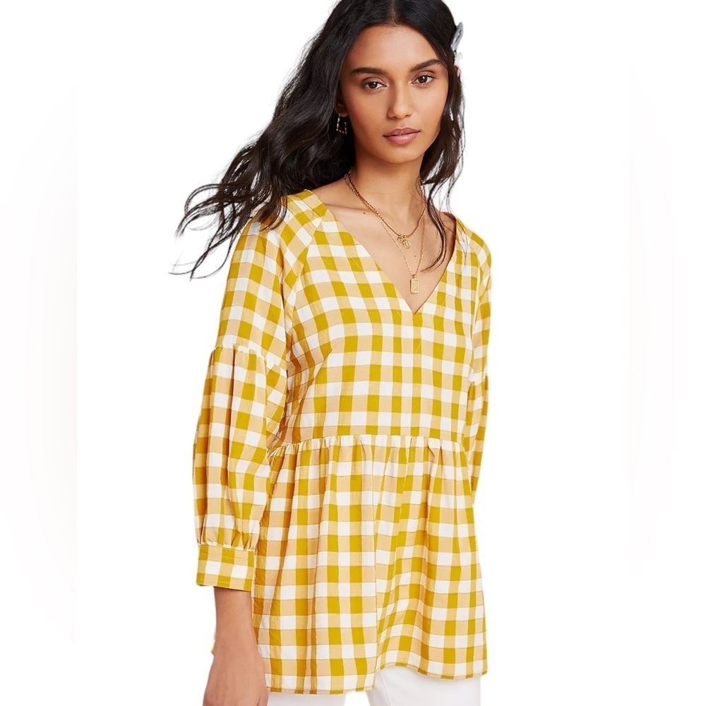 Anthropologie Maeve April Babydoll Blouse Size‎ XS/M